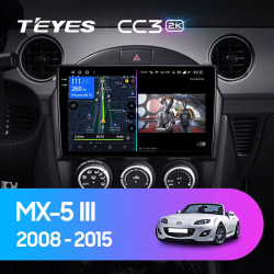 Штатная автомагнитола на Android TEYES CC3 2K для Mazda MX-5 III NC 2008-2015 3/32gb- фото3
