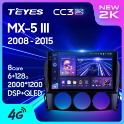 Штатная автомагнитола на Android TEYES CC3 2K для Mazda MX-5 III NC 2008-2015 3/32gb- фото2