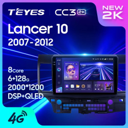 Штатная автомагнитола на Android TEYES CC3 2K для Mitsubishi Lancer 10 CY 2007-2012 (Версия A) 3/32gb- фото2