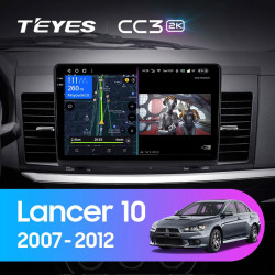 Штатная автомагнитола на Android TEYES CC3 2K для Mitsubishi Lancer 10 CY 2007-2012 (Версия B) 3/32gb- фото3