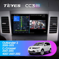 Штатная автомагнитола на Android TEYES CC3 2K для Citroen C-Crosser 2007-2013 (Версия A) 3/32gb- фото3
