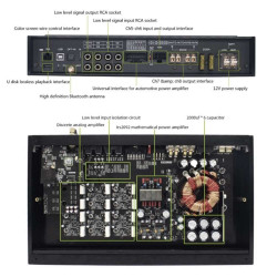 Автоусилитель SENNUOPU HI-FI X12- фото5