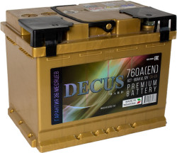 Аккумулятор DECUS ЗОЛОТО L+ (66 А/Ч, 700 А)