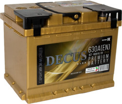 Аккумулятор DECUS ЗОЛОТО L+ (60 А/Ч, 630 А)
