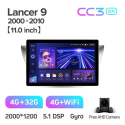 Штатная автомагнитола на Android TEYES CC3 2K для Mitsubishi Lancer 9 CS 2000-2010 (Версия 11) 3/32gb- фото