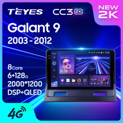 Штатная автомагнитола на Android TEYES CC3 2K для Mitsubishi Galant 9 2003-2012 3/32gb- фото2