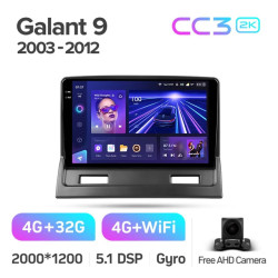 Штатная автомагнитола на Android TEYES CC3 2K для Mitsubishi Galant 9 2003-2012 3/32gb- фото