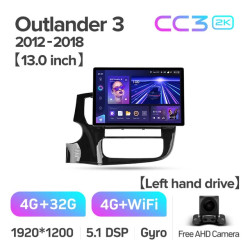 Штатная автомагнитола на Android TEYES CC3 2K для Mitsubishi Outlander 3 GF0W GG0W 2012-2018 (Версия 13.0) 3/32gb- фото