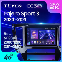 Штатная автомагнитола на Android TEYES CC3 2K для Mitsubishi Pajero Sport 3 2020-2021 3/32gb- фото2