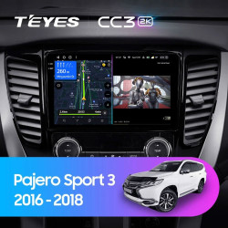 Штатная автомагнитола на Android TEYES CC3 2K для Mitsubishi Montero Sport Shogun Sport Pajero Sport 3 2016-2018 3/32gb- фото2