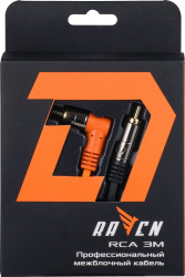 Межблочный кабель RCA DL AUDIO RAVEN RCA 3M- фото3