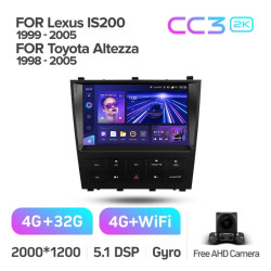 Штатная автомагнитола на Android TEYES CC3 2K для Lexus IS200 XE10 1999-2005 3/32gb- фото