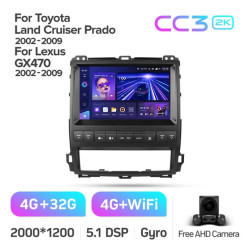 Штатная автомагнитола на Android TEYES CC3 2K для Lexus GX470 GX 470 J120 2002-2009 3/32gb- фото
