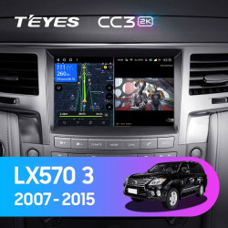 Штатная автомагнитола на Android TEYES CC3 2K для Lexus LX570 J200 3 lll 2007-2015 (Версия C) 3/32gb- фото3