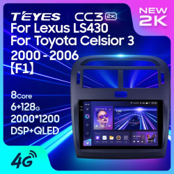 Штатная автомагнитола на Android TEYES CC3 2K для Lexus LS430 XF30 LS 430 2000-2006 (Версия F1) 3/32gb- фото2