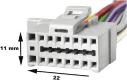 Основной разъём для магнитолы Panasonic INCAR CON-PAN-01/C- фото3
