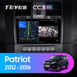 Штатная автомагнитола на Android TEYES CC3 2K для УАЗ Patriot 2012-2016 3/32gb- фото3