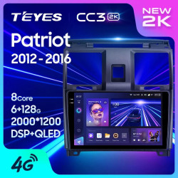 Штатная автомагнитола на Android TEYES CC3 2K для УАЗ Patriot 2012-2016 3/32gb- фото2