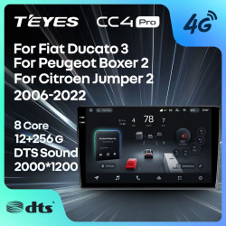 Штатная автомагнитола на Android TEYES CC4 Pro для Fiat Ducato 3 2006-2022 (Версия A) 8/128gb- фото2