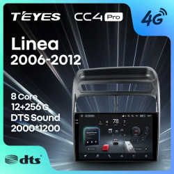 Штатная автомагнитола на Android TEYES CC4 Pro для Fiat Linea 2006-2012 8/128gb- фото2