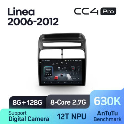 Штатная автомагнитола на Android TEYES CC4 Pro для Fiat Linea 2006-2012 8/128gb- фото