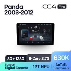 Штатная автомагнитола на Android TEYES CC4 Pro для Fiat Panda 169 2003-2012 8/128gb- фото
