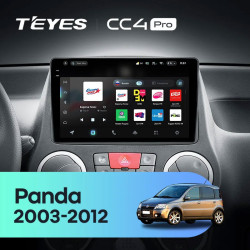 Штатная автомагнитола на Android TEYES CC4 Pro для Fiat Panda 169 2003-2012 8/128gb- фото3
