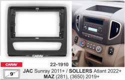 Переходная рамка CARAV 22-1910 для Sollers- фото