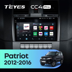 Штатная автомагнитола на Android TEYES CC4 Pro для УАЗ Patriot 2012-2016 8/128gb- фото2