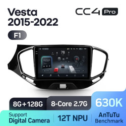 Штатная автомагнитола на Android TEYES CC4 Pro для Lada Vesta 2015-2022 (Версия F1) 8/128gb- фото