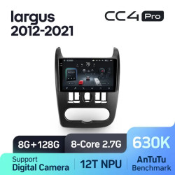Штатная автомагнитола на Android TEYES CC4 Pro для Lada largus 2012-2021 8/128gb- фото
