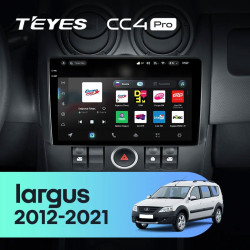 Штатная автомагнитола на Android TEYES CC4 Pro для Lada largus 2012-2021 8/128gb- фото3