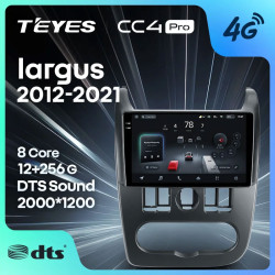 Штатная автомагнитола на Android TEYES CC4 Pro для Lada largus 2012-2021 8/128gb- фото2