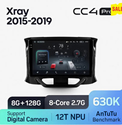 Штатная автомагнитола на Android TEYES CC4 Pro для Lada Xray 2015-2019 8/128gb- фото