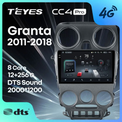 Штатная автомагнитола на Android TEYES CC4 Pro для Lada Granta Sport 2011-2018 8/128gb- фото2