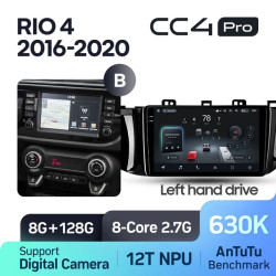 Штатная автомагнитола на Android TEYES CC4 Pro для Kia RIO 4 2016-2020 (Версия B) 8/128gb- фото
