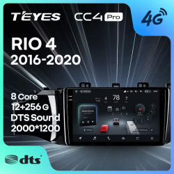 Штатная автомагнитола на Android TEYES CC4 Pro для Kia RIO 4 2016-2020 (Версия B) 8/128gb- фото2