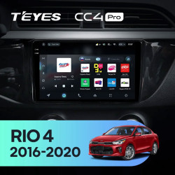Штатная автомагнитола на Android TEYES CC4 Pro для Kia RIO 4 2016-2020 (Версия A) 8/128gb- фото3