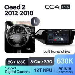 Штатная автомагнитола на Android TEYES CC4 Pro для Kia Ceed Cee'd 2 JD 2012-2018 (Версия L) 8/128gb- фото