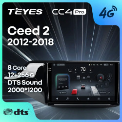 Штатная автомагнитола на Android TEYES CC4 Pro для Kia Ceed Cee'd 2 JD 2012-2018 (Версия L) 8/128gb- фото2