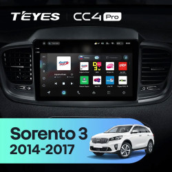 Штатная автомагнитола на Android TEYES CC4 Pro для Kia Sorento 3 2014-2017 (Версия A) 8/128gb- фото3