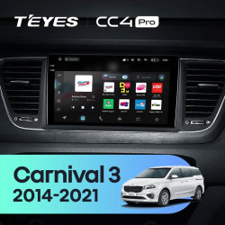 Штатная автомагнитола на Android TEYES CC4 Pro для Kia Carnival 3 YP 2014-2021 (Версия B) 8/128gb- фото3