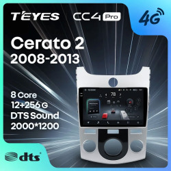 Штатная автомагнитола на Android TEYES CC4 Pro для Kia Cerato 2 TD 2008-2013 (Версия F2) 8/128gb- фото2