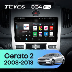 Штатная автомагнитола на Android TEYES CC4 Pro для Kia Cerato 2 TD 2008-2013 (Версия F1) 8/128gb- фото3