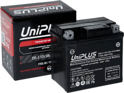 Аккумулятор UNIPLUS AGM EB5-3 (4 AH) YTX5L