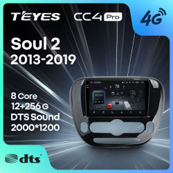 Штатная автомагнитола на Android TEYES CC4 Pro для Kia Soul 2 PS 2013-2019 (Версия A) 8/128gb- фото2