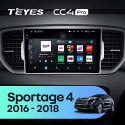 Штатная автомагнитола на Android TEYES CC4 Pro для Kia Sportage 4 QL 2016-2018 (Версия B) 8/128gb- фото3
