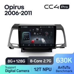 Штатная автомагнитола на Android TEYES CC4 Pro для Kia Opirus GH 2006-2011 8/128gb- фото