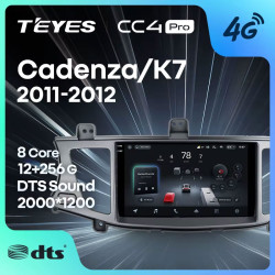 Штатная автомагнитола на Android TEYES CC4 Pro для Kia Cadenza K7 2011-2012 8/128gb- фото2