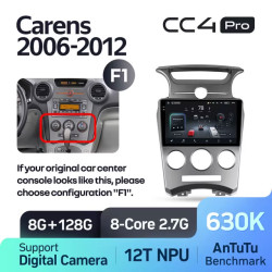 Штатная автомагнитола на Android TEYES CC4 Pro для Kia Carens UN 2006-2012 (Версия F1) 8/128gb- фото